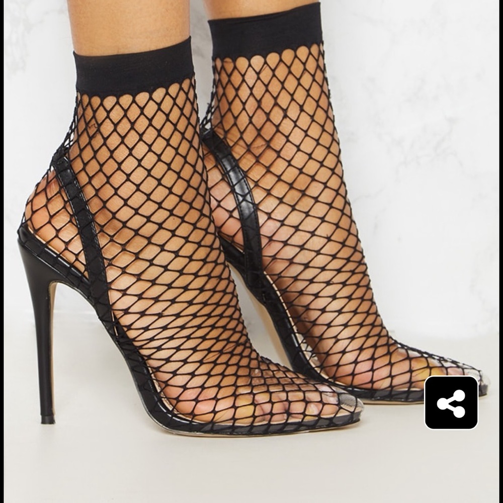 Fishnet heels